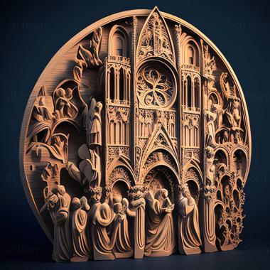 3D model st notre dame (STL)